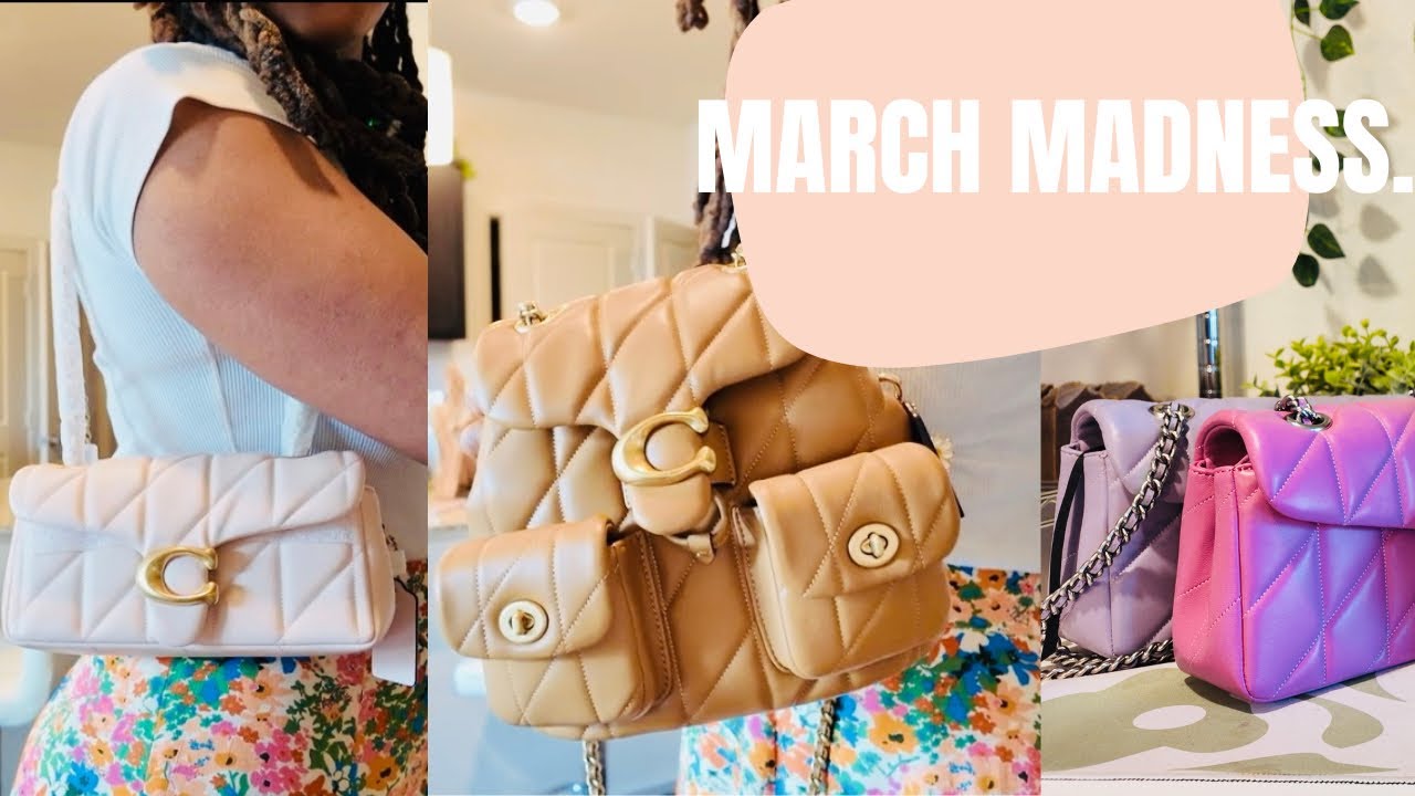 HANDBAGS I BOUGHT IN MARCH 🫣| COACH QUILTED TABBY BACKPACK MINI REVIEW