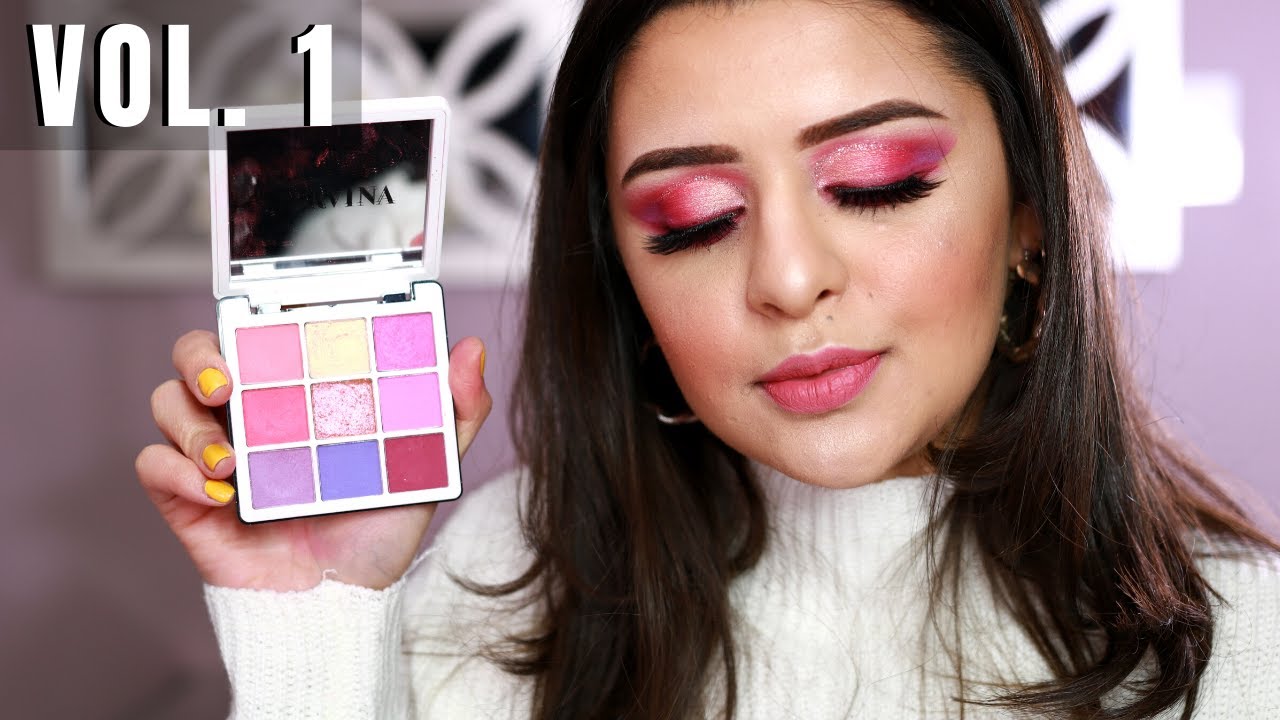 ABH NORVINA MINI PRO PIGMENT PALETTE VOL 1 TUTORIAL | SHEILA SHIMMERS