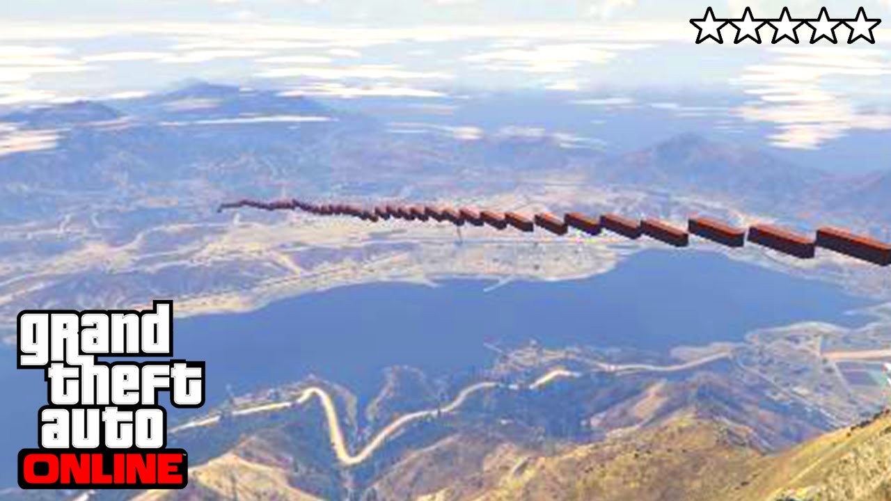 JE LEURS ROULE SUR LE CRÂNE ! GTA 5 COURSE WTF ONLINE #343
