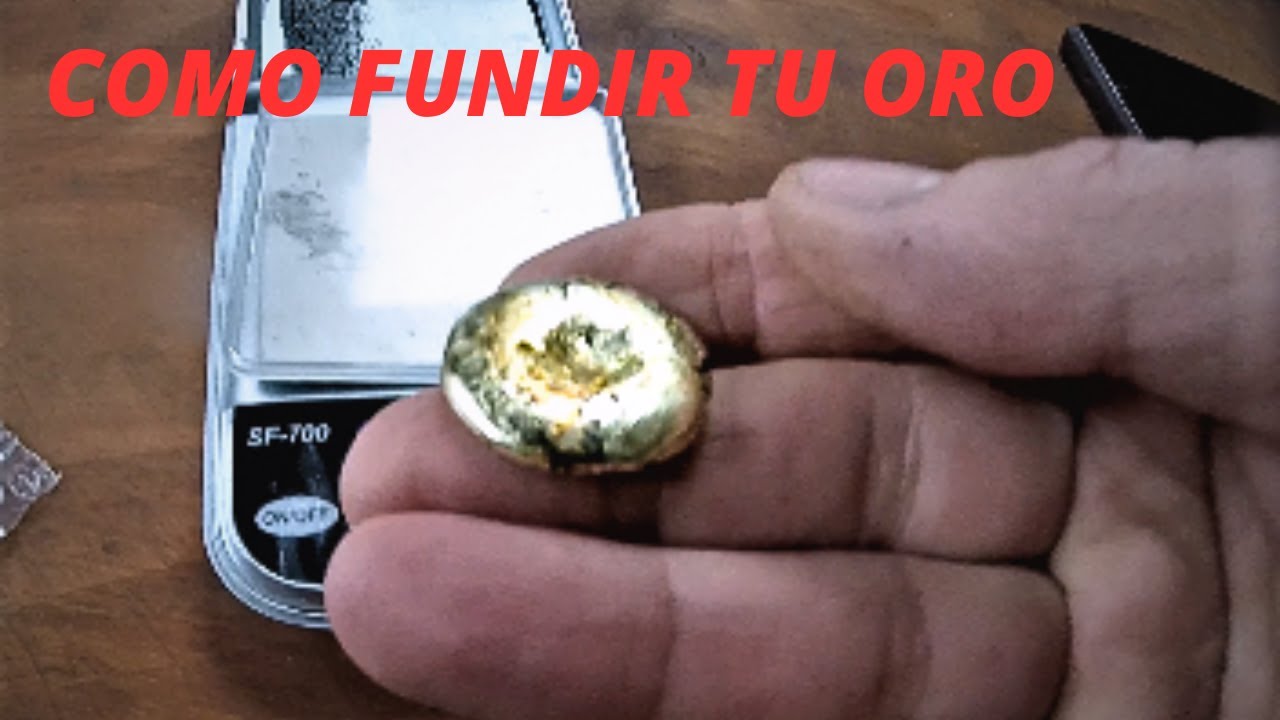 COMO FUNDIR TU ORO?--how to melt your gold