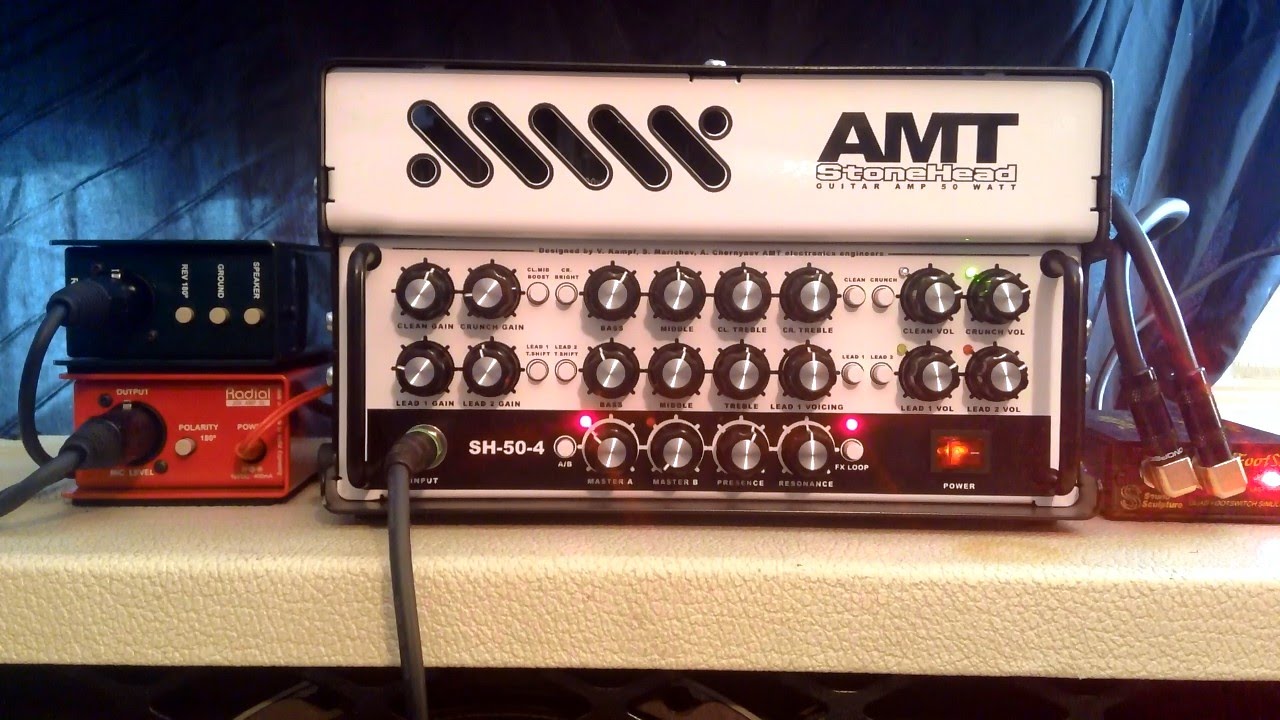 AMT StoneHead Guitar Amp Demo (Not Metal)