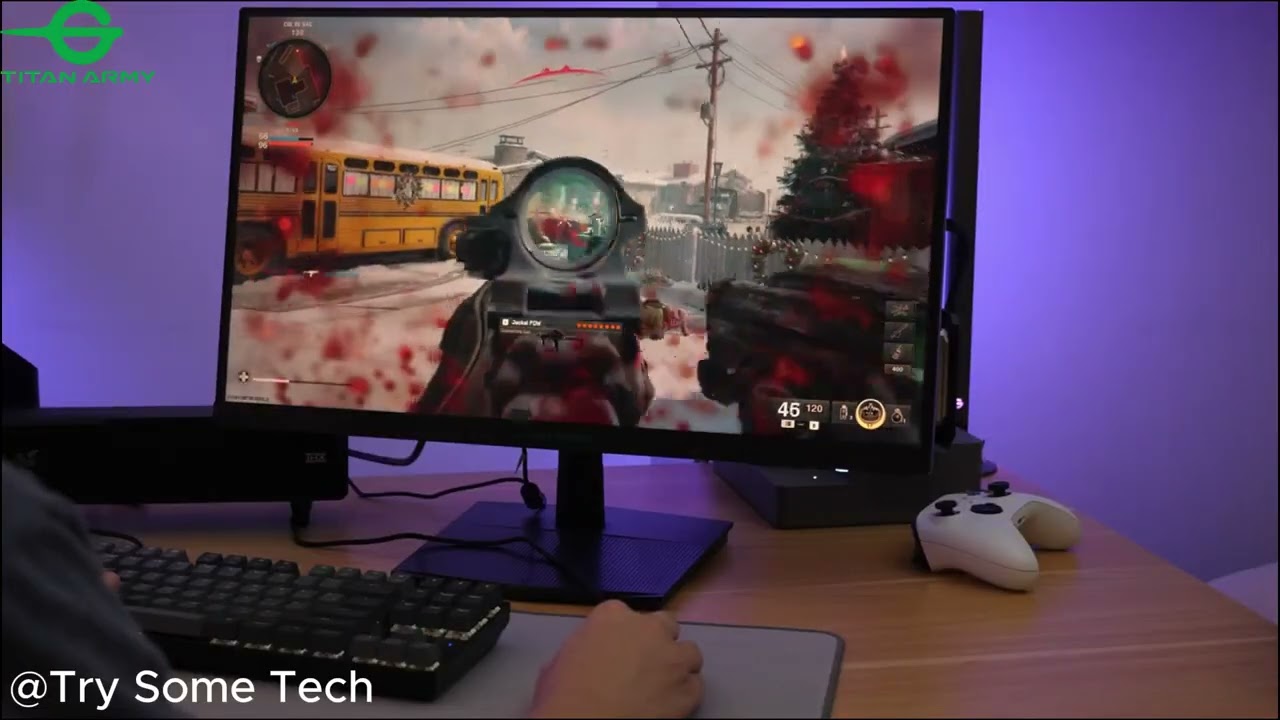 Titan Army P2510S | 24.5&rdquo; QHD &middot; 240Hz &middot; 1ms &middot; FAST IPS &middot; 126% sRGB