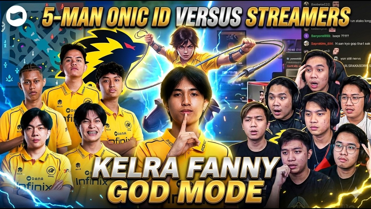 KELRA NAGPAKITANG GILAS SA INDONESIAN FANS | 5-MAN ONIC ID VERSUS A4A CLAN