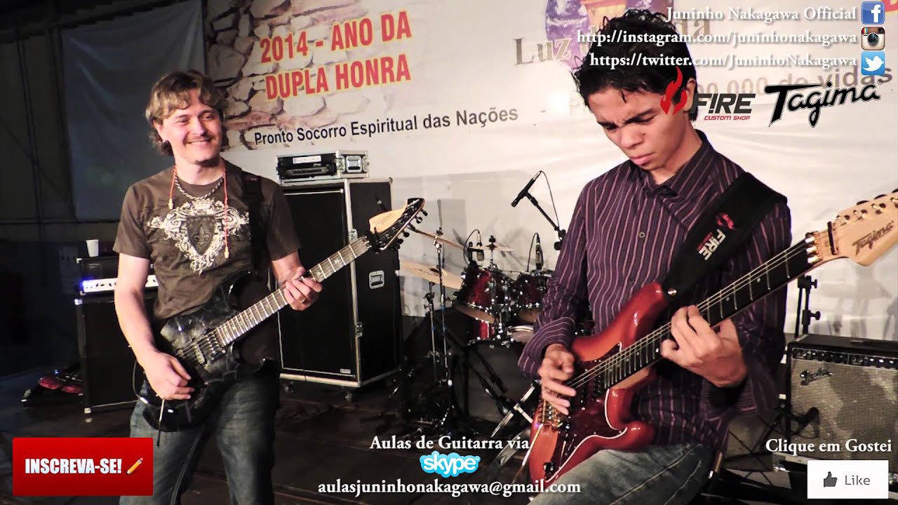 Juninho Afram e Juninho Nakagawa - Improviso 2 Blues no 2º Workshop do Ano!