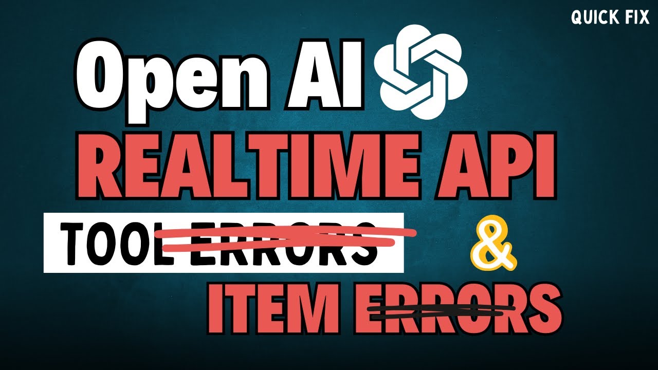 OpenAI Realtime API: Fix 