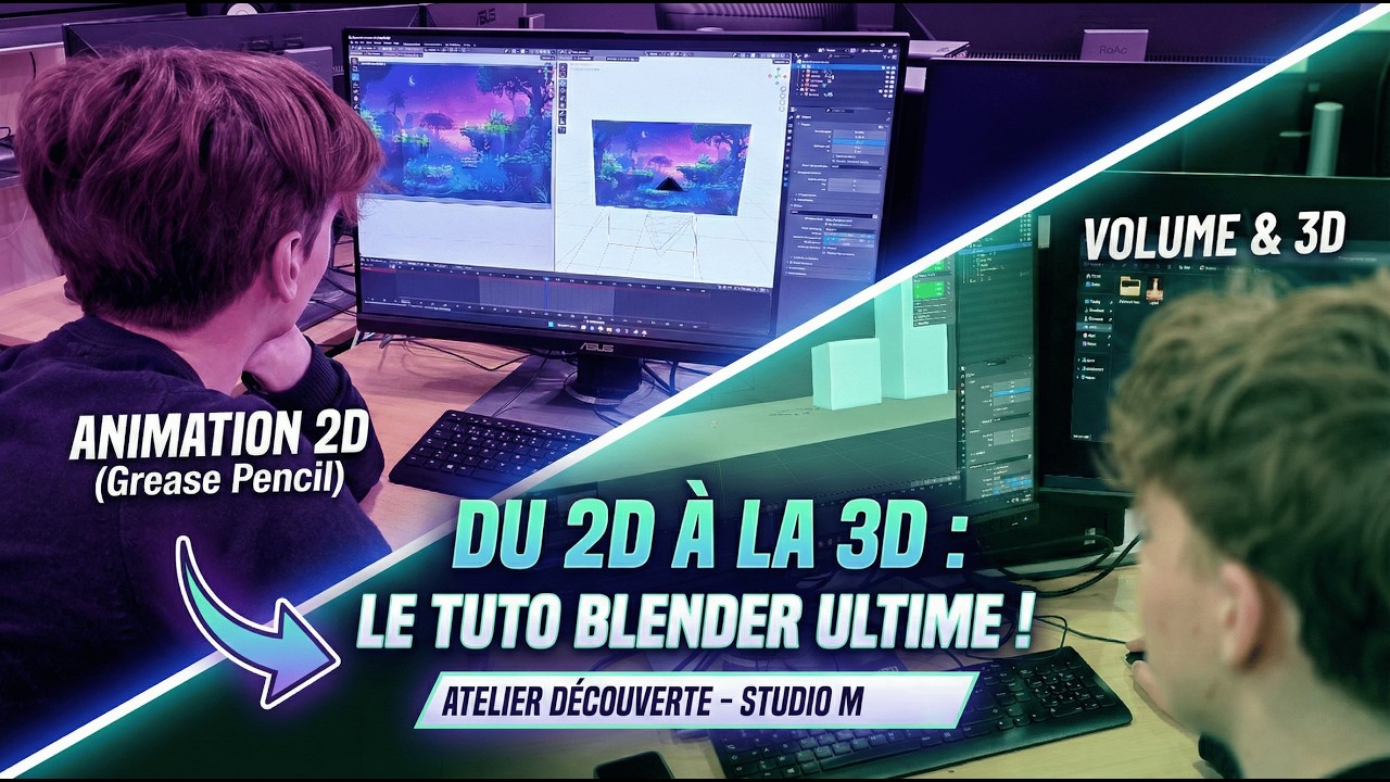 Tuto Blender : Comprendre et utiliser les moteurs physiques (Rigid Body / Constraints)
