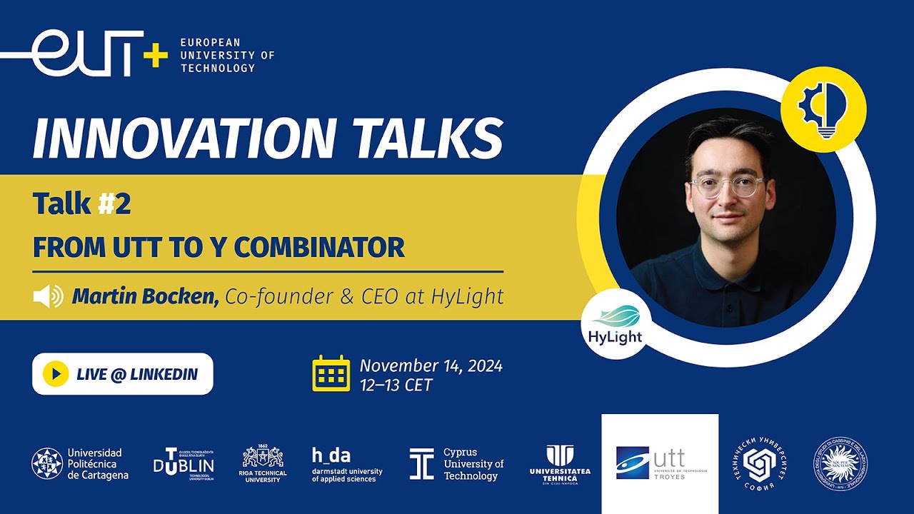 EUT+  Innovation Talk 2 : 