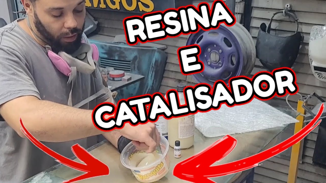 COMO catalisar RESINA poliéster SECAGEM RÁPIDA OU LENTA