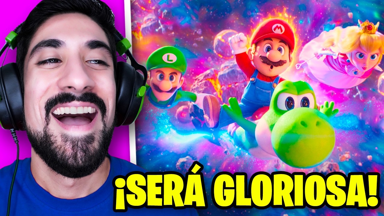 🔴 SUPER MARIO GALAXY la PELÍCULA es CINE! ✋🗿🤚 | JavCaz REACCIONA AL TRAILER de MARIO 2