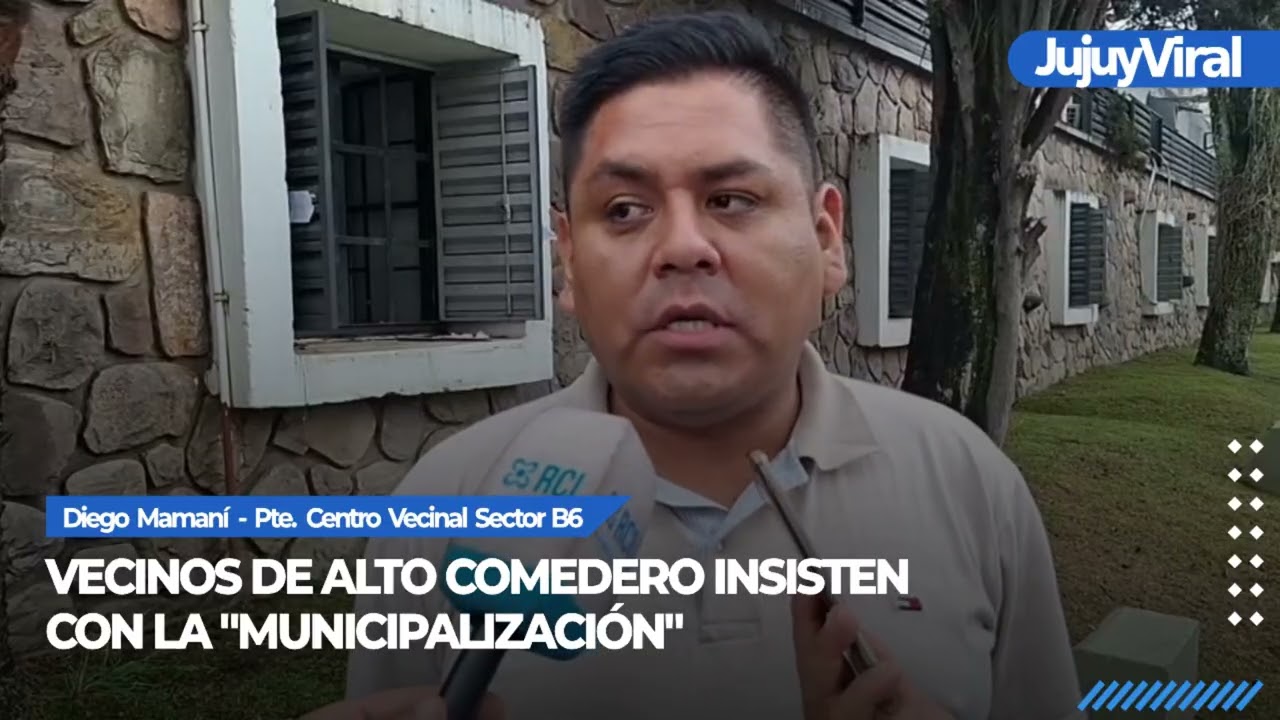 Vecinos de Alto Comedero insisten con la Municipalización