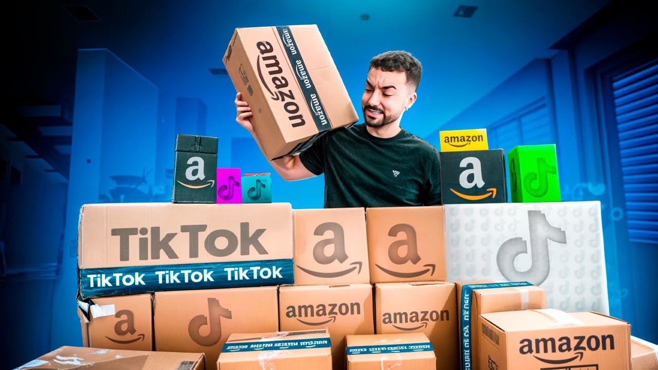 COMPREI produtos VIRAIS do TIKTOK na AMAZON !