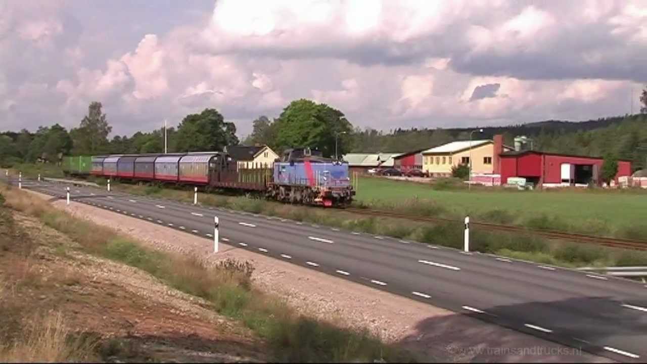 T44 shunting in Kvillsfors (Trains in Sweden in June 2006 Part 9)