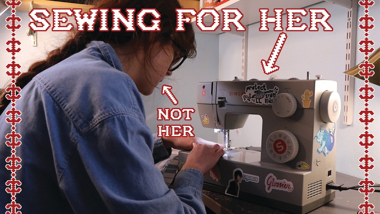 Making clothes for my sewing machine | Sewing a patchwork dustcover