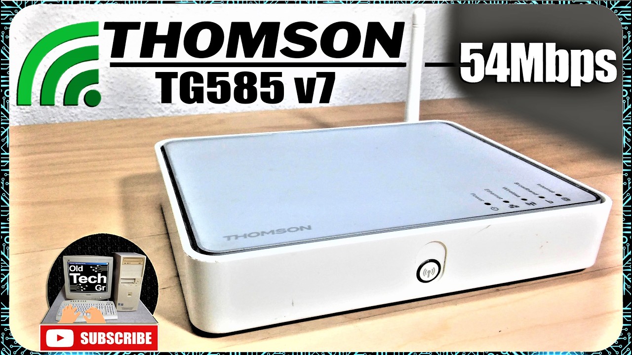 THOMSON SpeedTouch TG585 v7 Wireless-G ADSL2+ Router 54Mbps