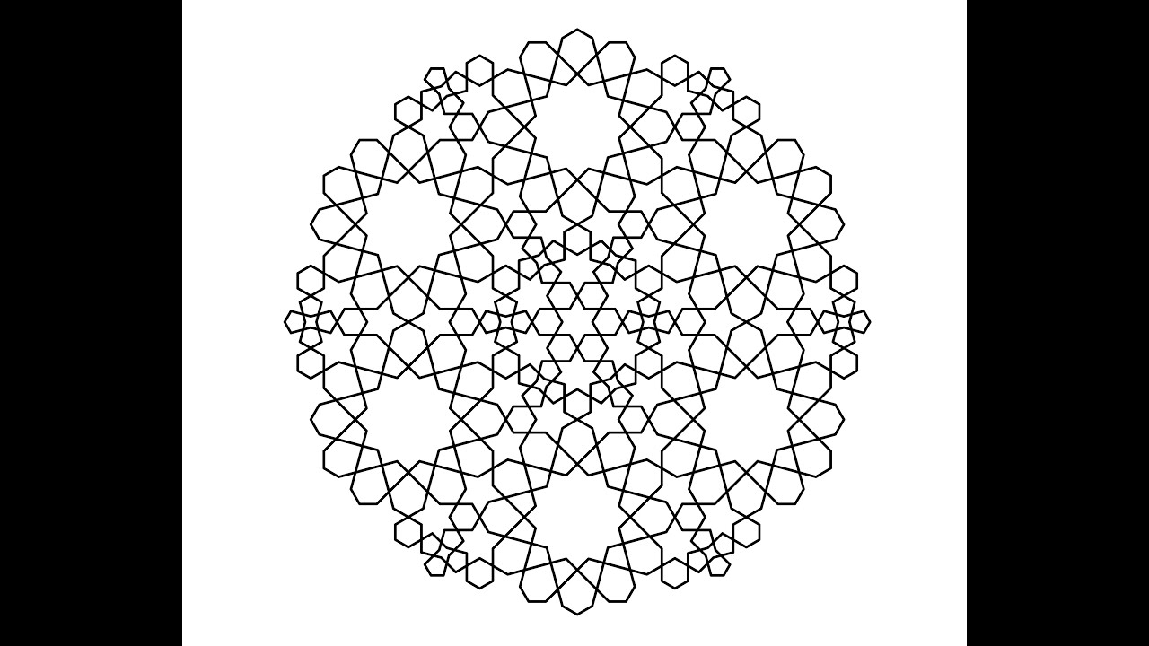 Constructing an Islamic Star Rosette Pattern on a 3-uniform Tiling with GeoGebra Classic 5