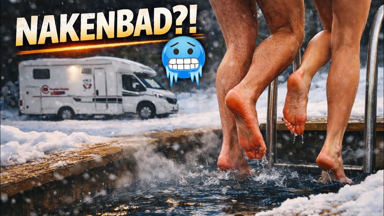 Nakenbad i isvak på Alla hjärtans dag ❄️ | Husbilsdejten som blev så rätt