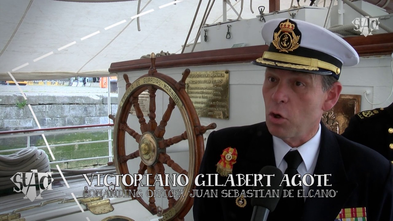 Spaans historisch schoolschip aan Antwerpse rede