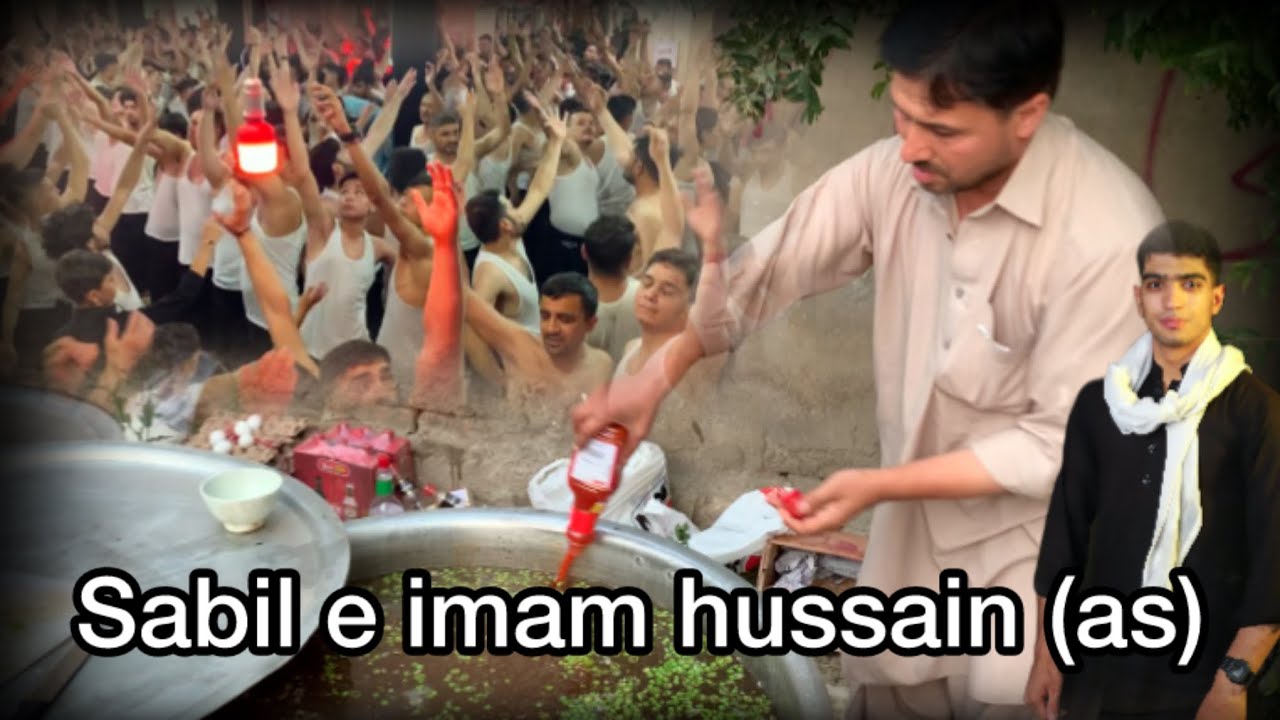 Sabeel e Imam Hussain (as)  SyedAbad | Shab e 7 Muharram Matamdari | syed  younas #vlog