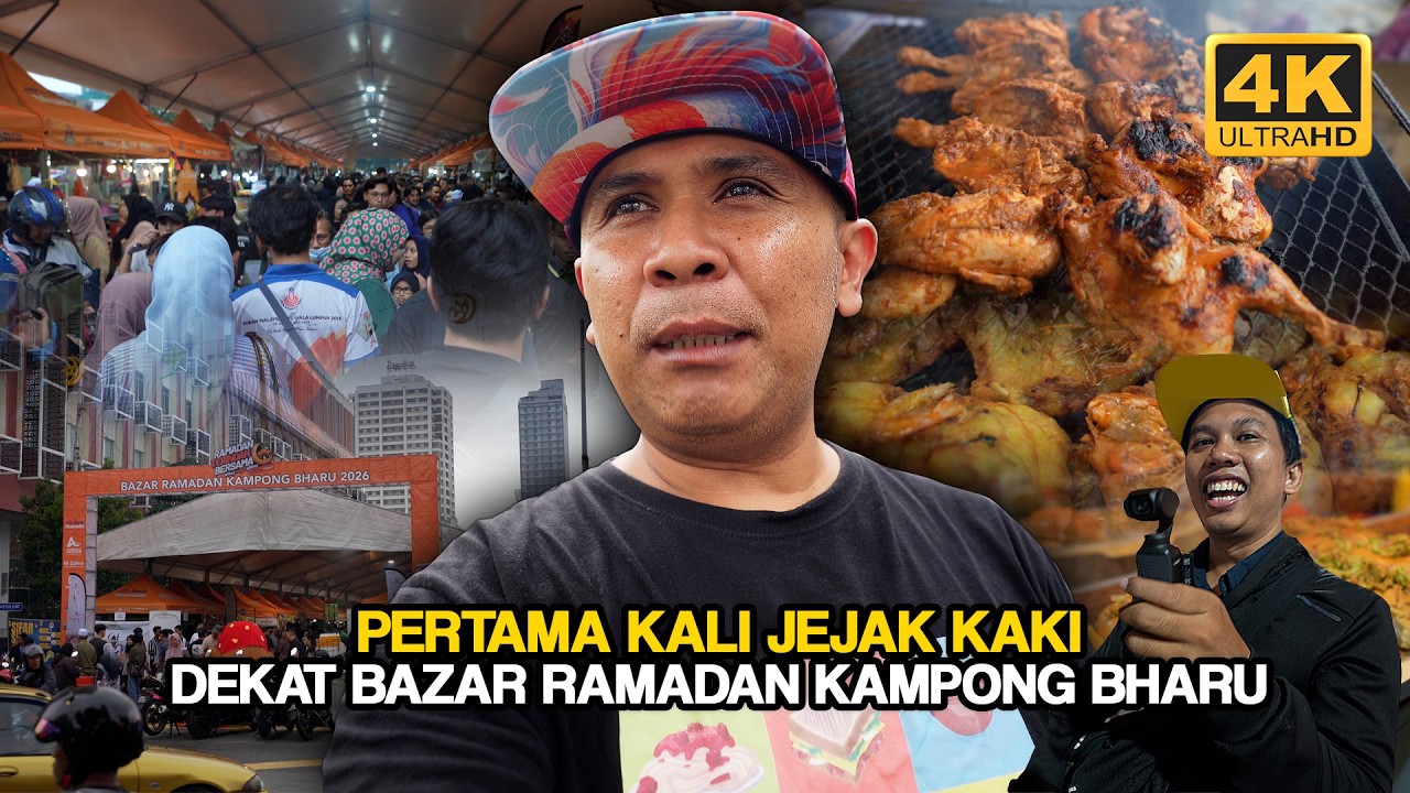 Bazar RAMADAN KAMPONG BHARU 2026 ft. @blusukankuliner  (4K)