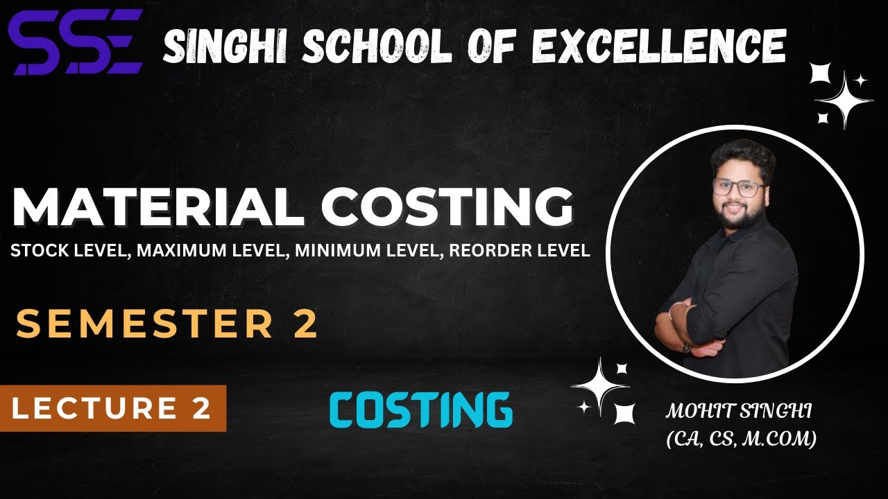 MATERIAL COSTING || #sse #bcom #sem2 #youtube #materialcosting #ytviral