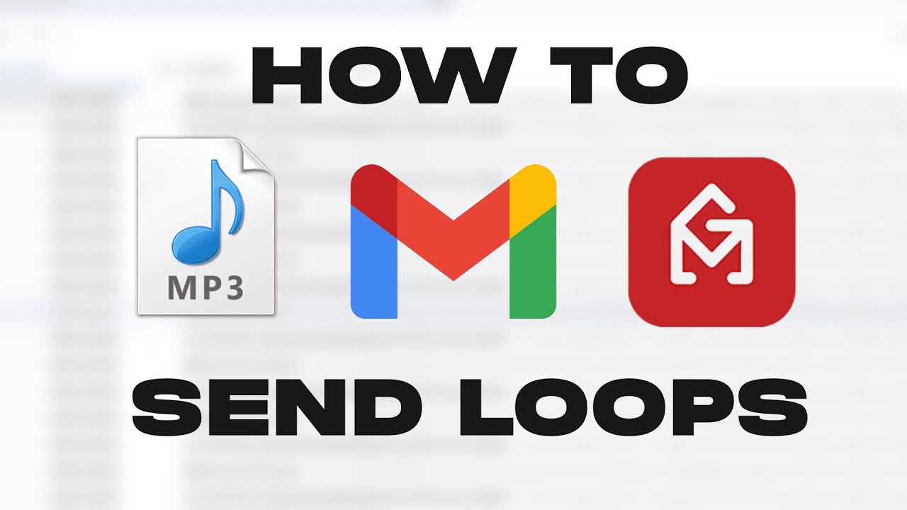 How to SEND LOOPS with GMASS as a music producer