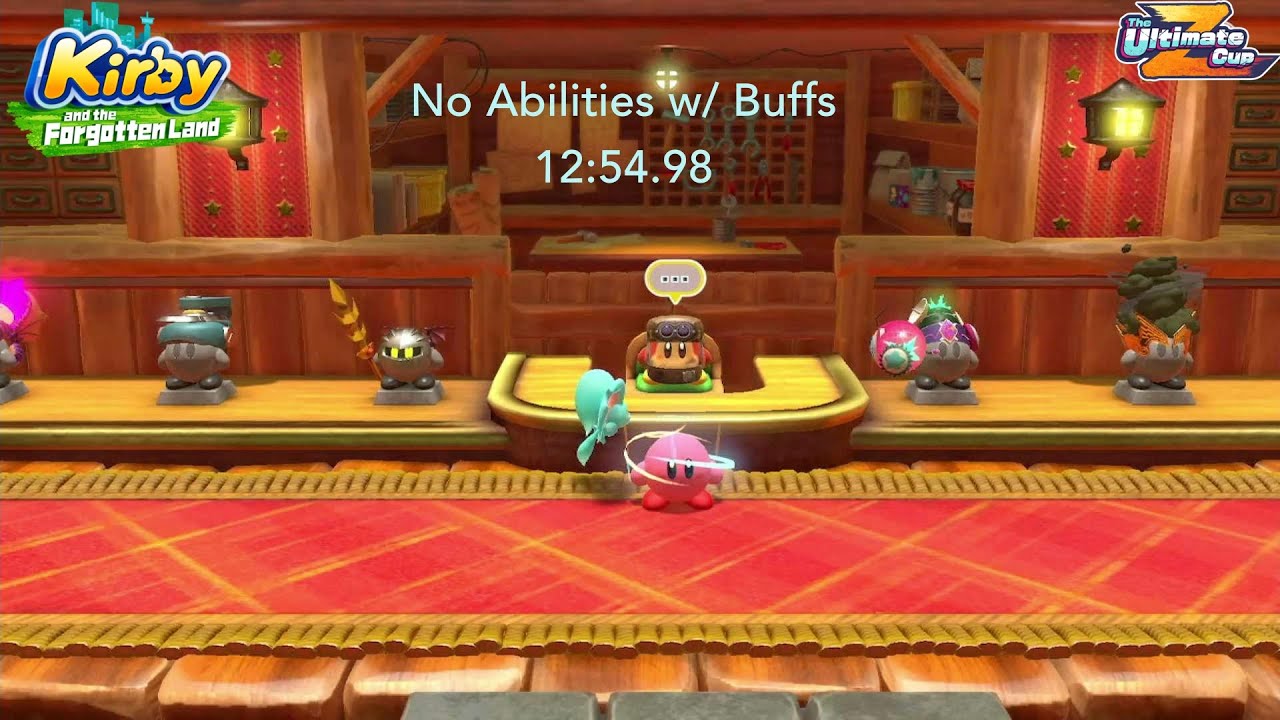 Kirby and the Forgotten Land - Ultimate Cup Z (No Abilities w/Buffs): 12:54.98