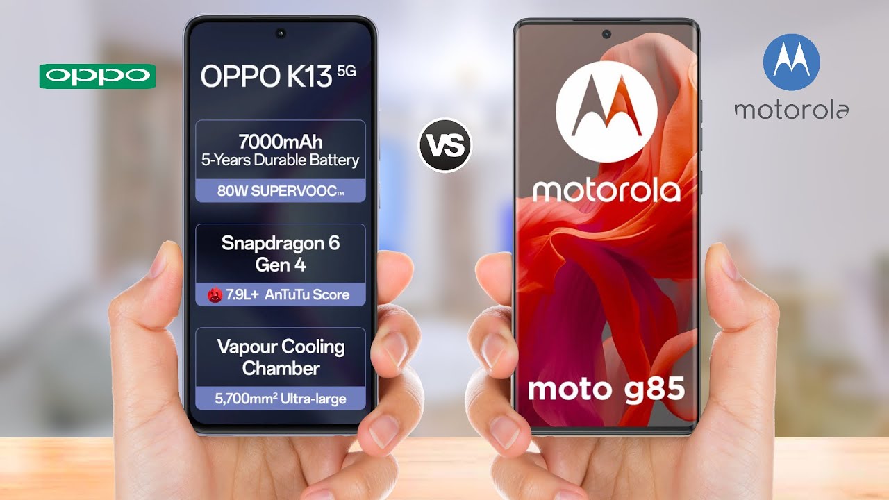 OPPO K13 5G vs Motorola G85 5G || Full Comparison