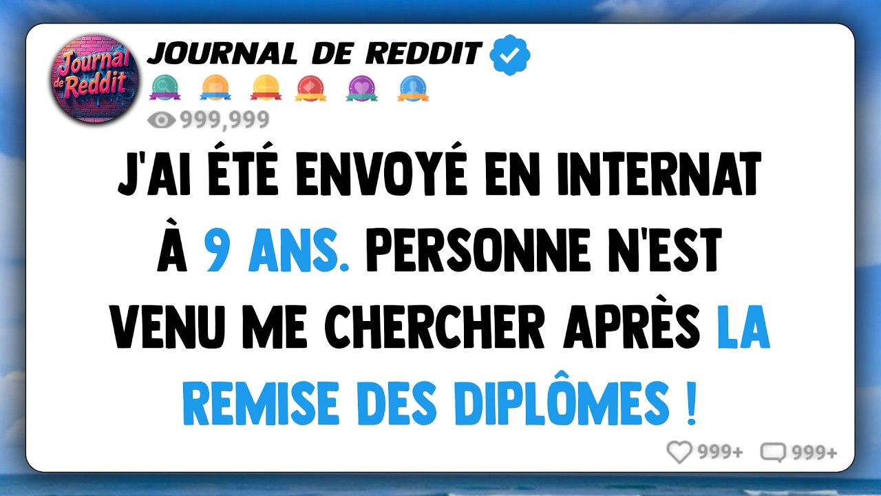 J'ai été envoyé en internat à l'âge de 9 ans. Personne n'est venu me chercher après mon diplôme