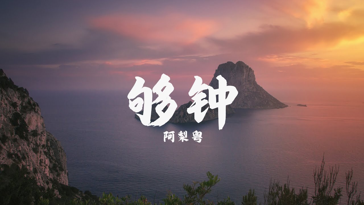 【抖音翻唱】够钟 - 阿梨粤(原唱：周柏豪)「够钟死心了 当你沉默得高调」【动态歌词Lyric Video】