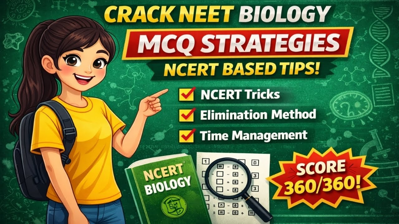 How to solve NEET Biology MCQs | 100%  NCERT Based strategy  