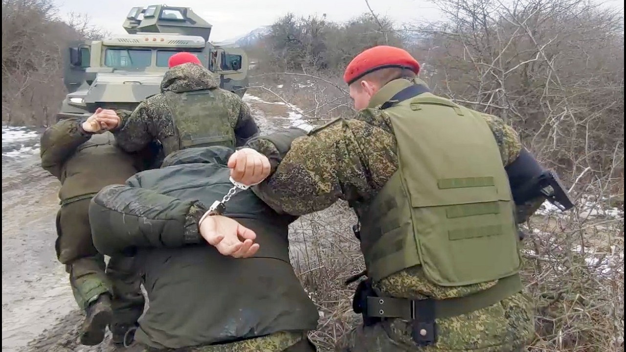 Военная полиция в Крыму уничтожила ДРГ | Учебный бой ЮВО РФ по отражению нападения на колонну