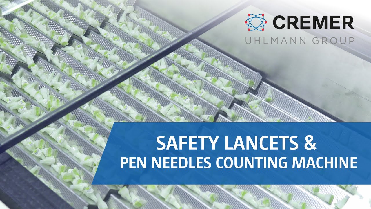 Cremer - Safety lancets and pen needles counting machine