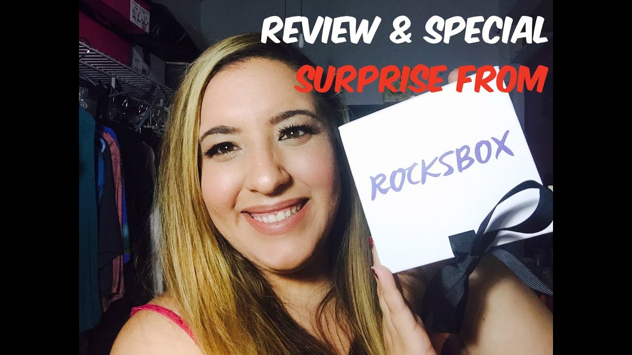 Review & Special Surprise From Rocksbox 1st Month Free - VonVonVlog