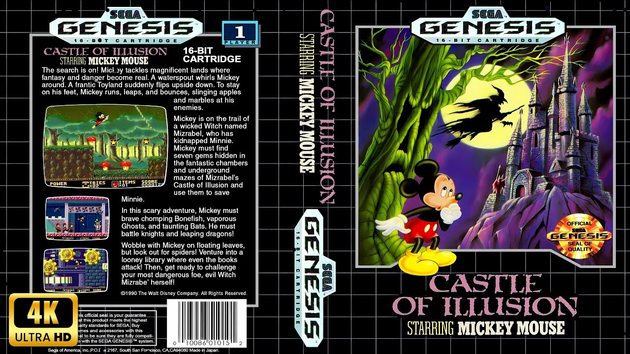 [SEGA Genesis/Mega Drive Music] Castle of Illusion (Full Soundtrack + Game Footage) 🎶