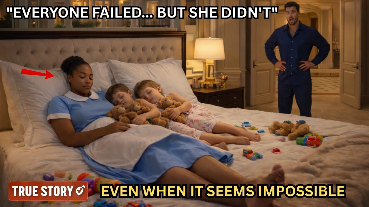 No Nanny Survived the Billionaire's Twins—Until One Maid Changed Everything