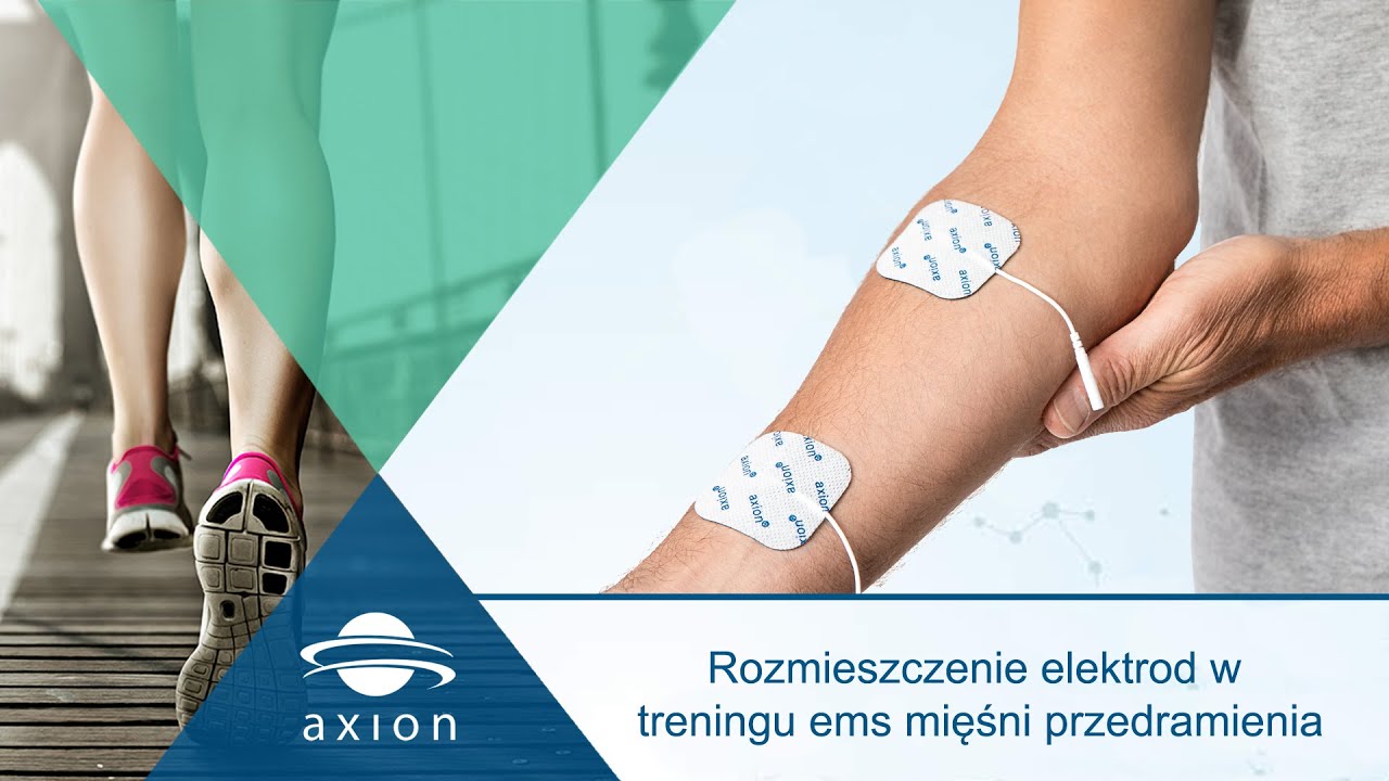 Rozmieszczenie elektrod w treningu ems mięśni przedramienia
