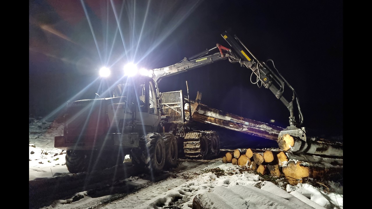 🌲4K| CRANE & CAB View • Logset 6F GT • ForwarderAction • Forstbetrieb Schweinsberg • Loggingmachine🌲