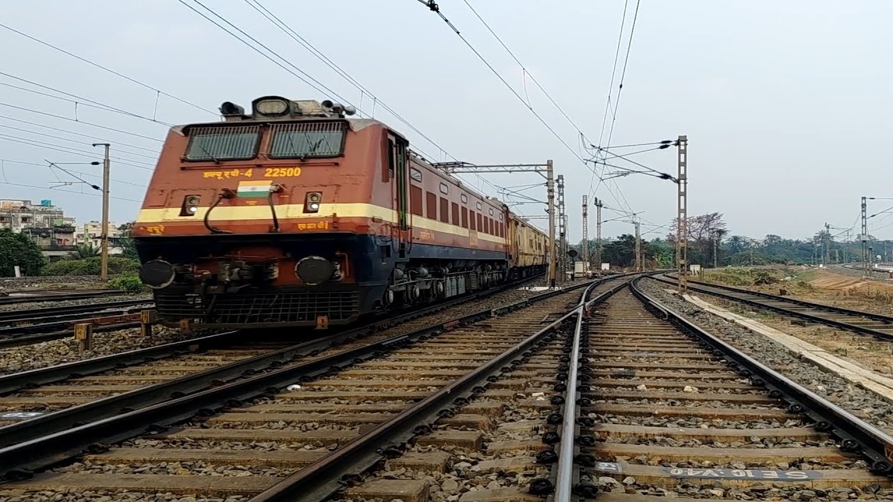 Src wap4 ranchi howrah digha howrah/digha kandari earnakulam antoday baghajatin wap7 Duronto #train