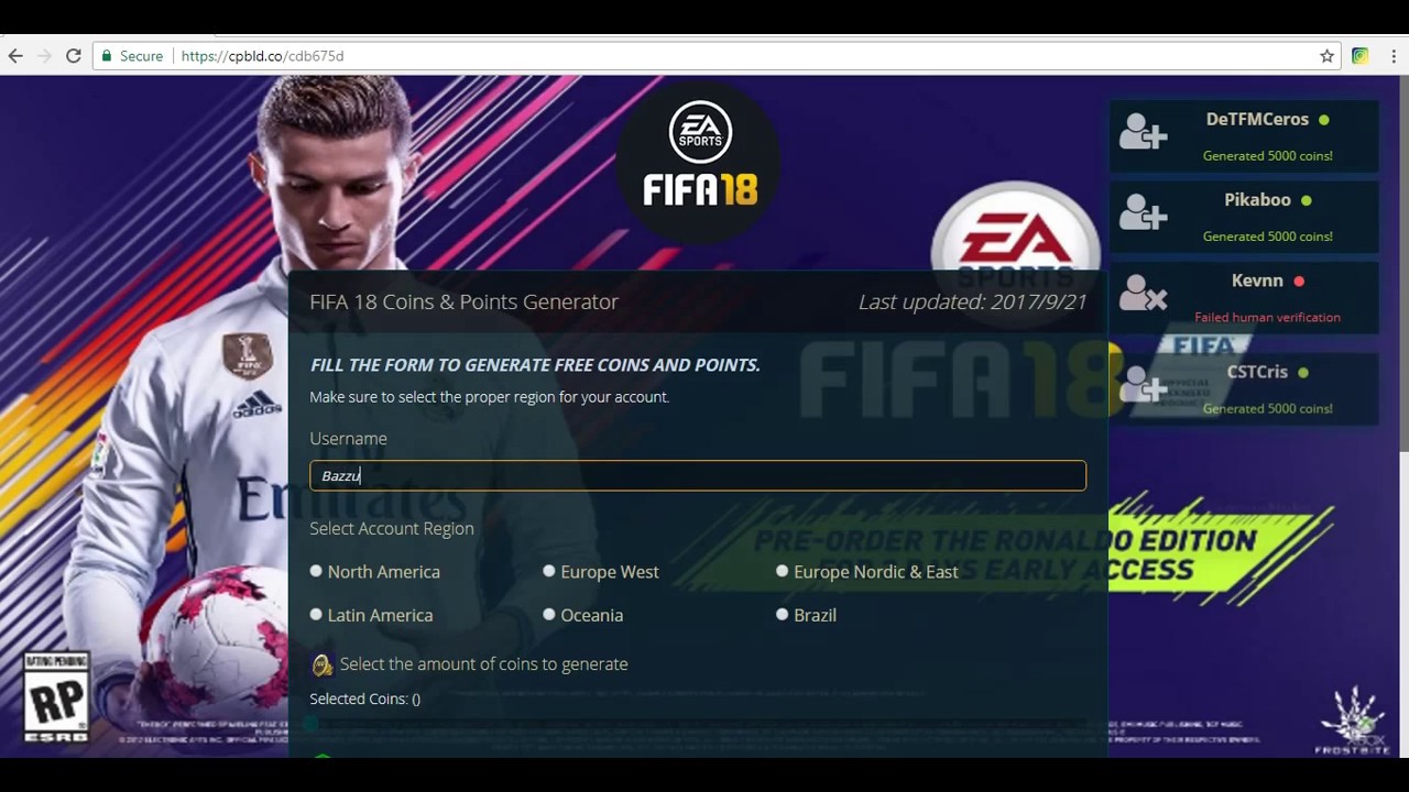 HOW TO GET UNLIMITED FIFA 18 COINS FREE / **NEW LINK IN BIO**  *WORKING ON ALL CONSOLE*
