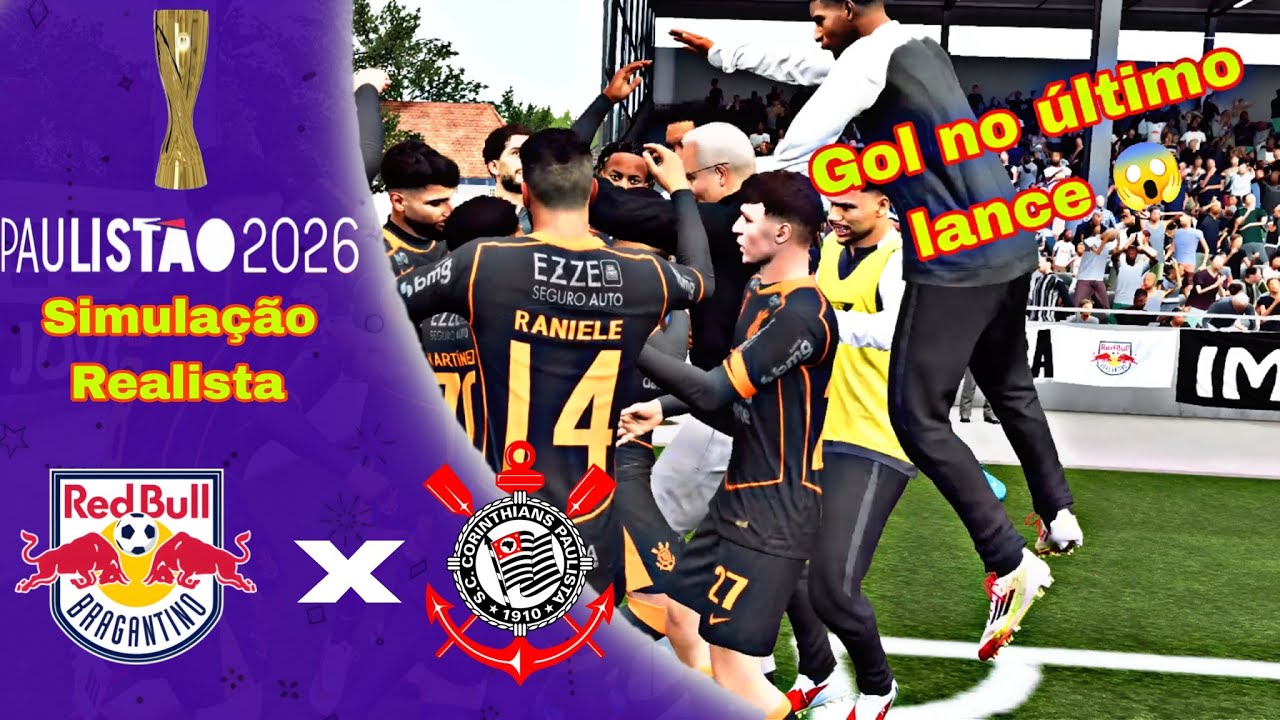 RB BRAGANTINO X CORINTHIANS | Paulistão | Prévia | Simulação Realista | [FC 26]