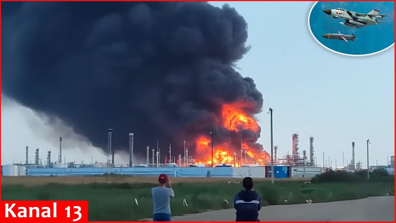 Украина нанесла удар ракетами &laquo;Штормовая тень&raquo; по ключевому нефтеперерабатывающему заводу, снабжа...