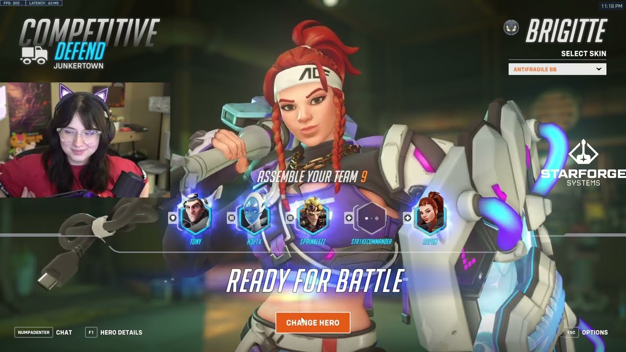 15K HEALS! ASPEN BRIGITTE OVERWATCH 2 SEASON 10 TOP 500 GAMEPLAY
