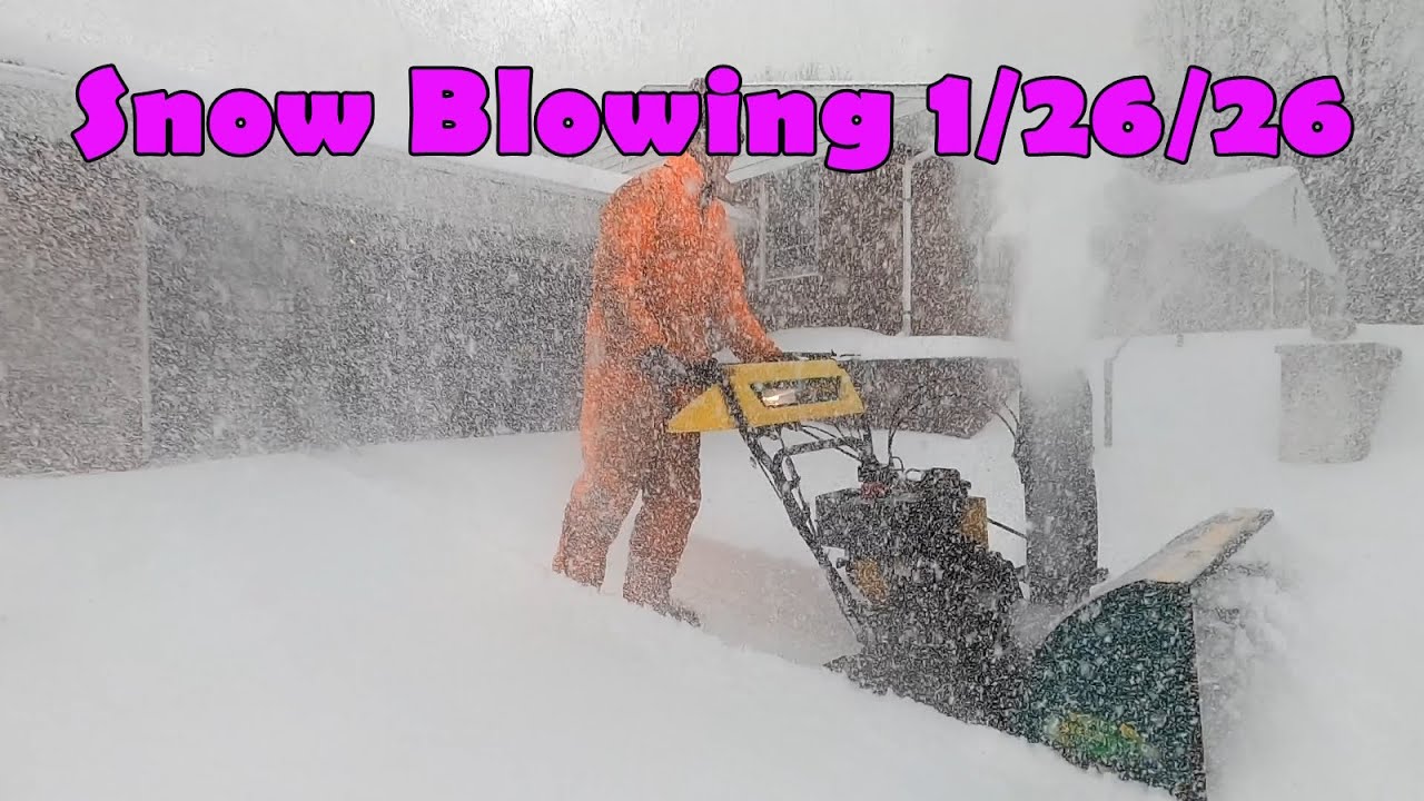 Snow Blowing Jan 26,2026