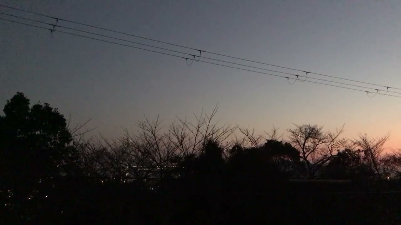 【自然音のみ完全無言】黄昏れていく街よ悔いはないか今…【キラキラ夜景】