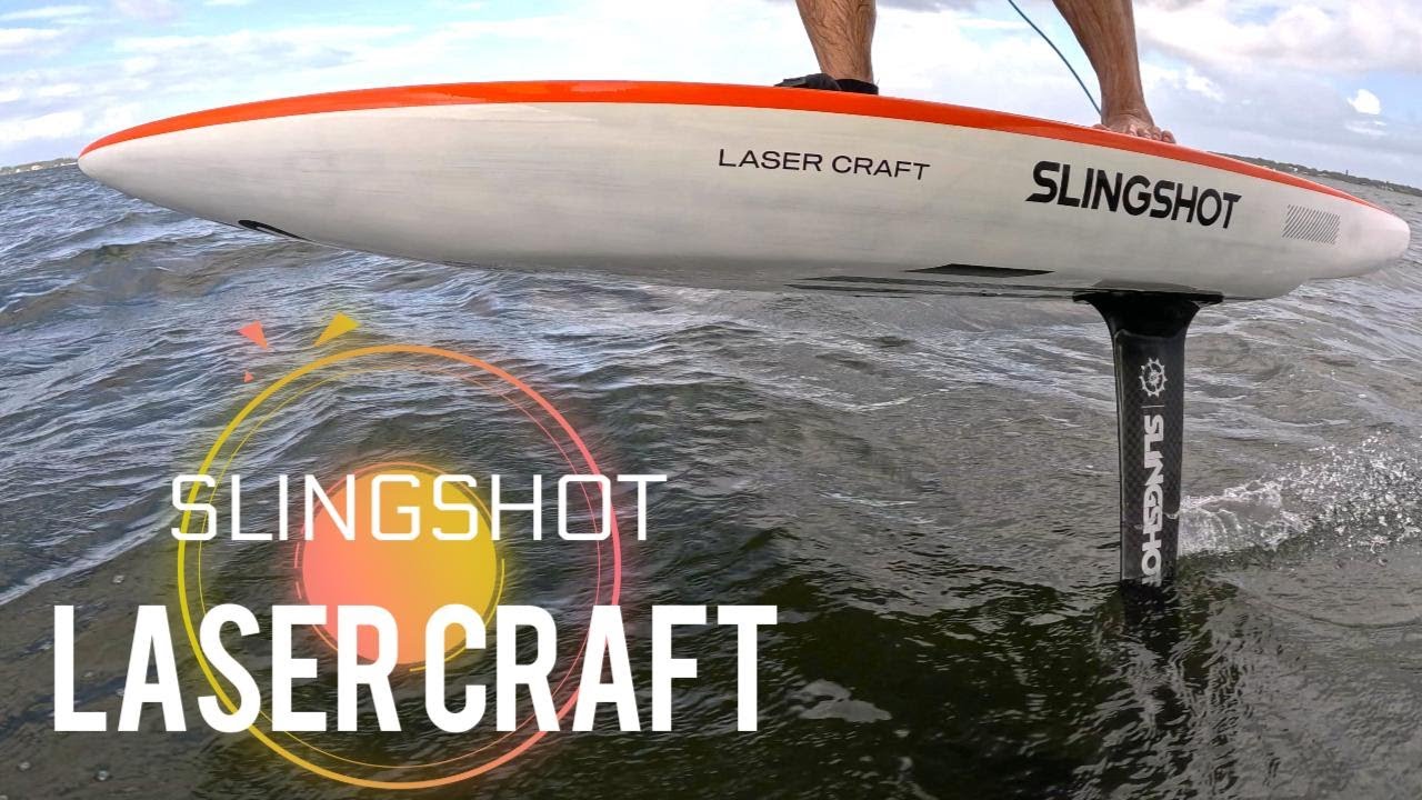 Slingshot Laser Craft for light wind wing foiling!