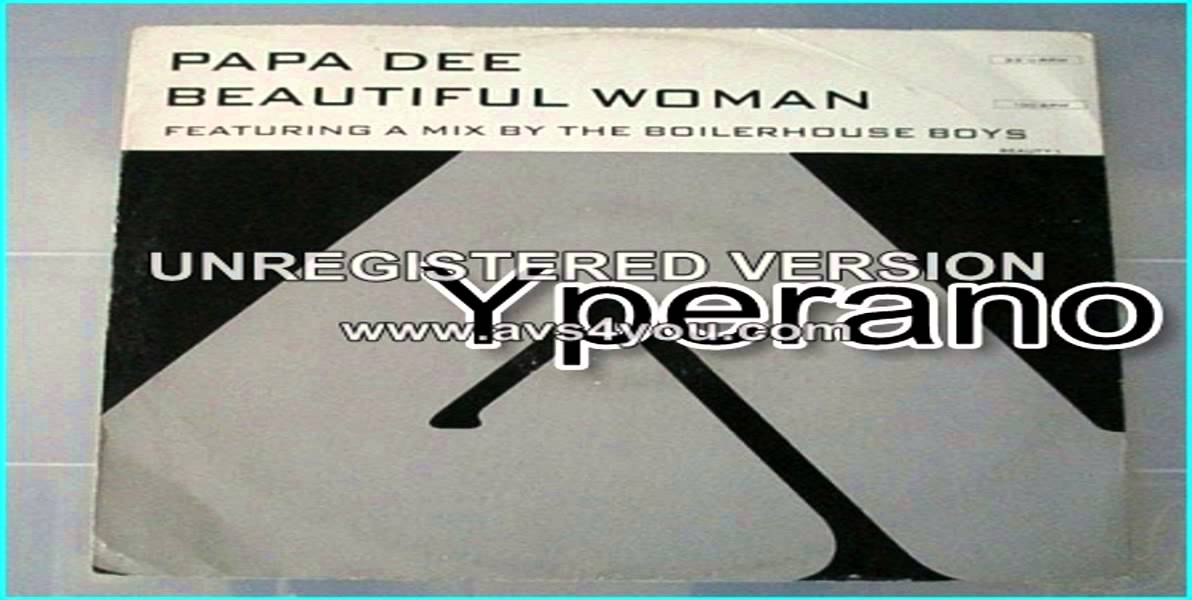 Papa Dee: Beautiful woman (Love supreme) New York Mix