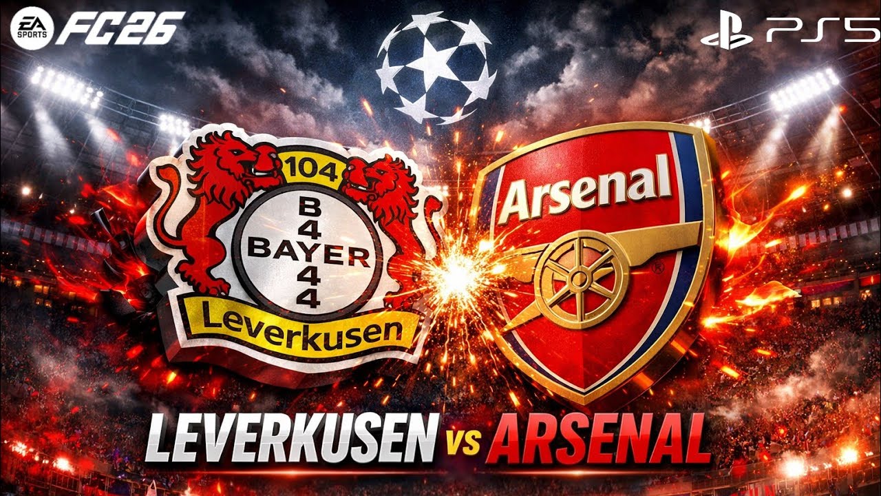 FC26 | Bayer Leverkusen vs Arsenal FC | Champions League Simulation 🔥 PS5™