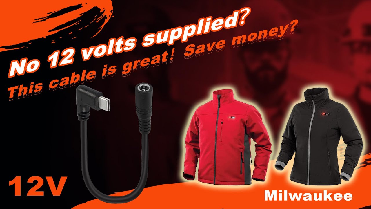 Milwaukee Heated Jacket Owners: How to Power Up with the Right 12V Step-Up Cable!"