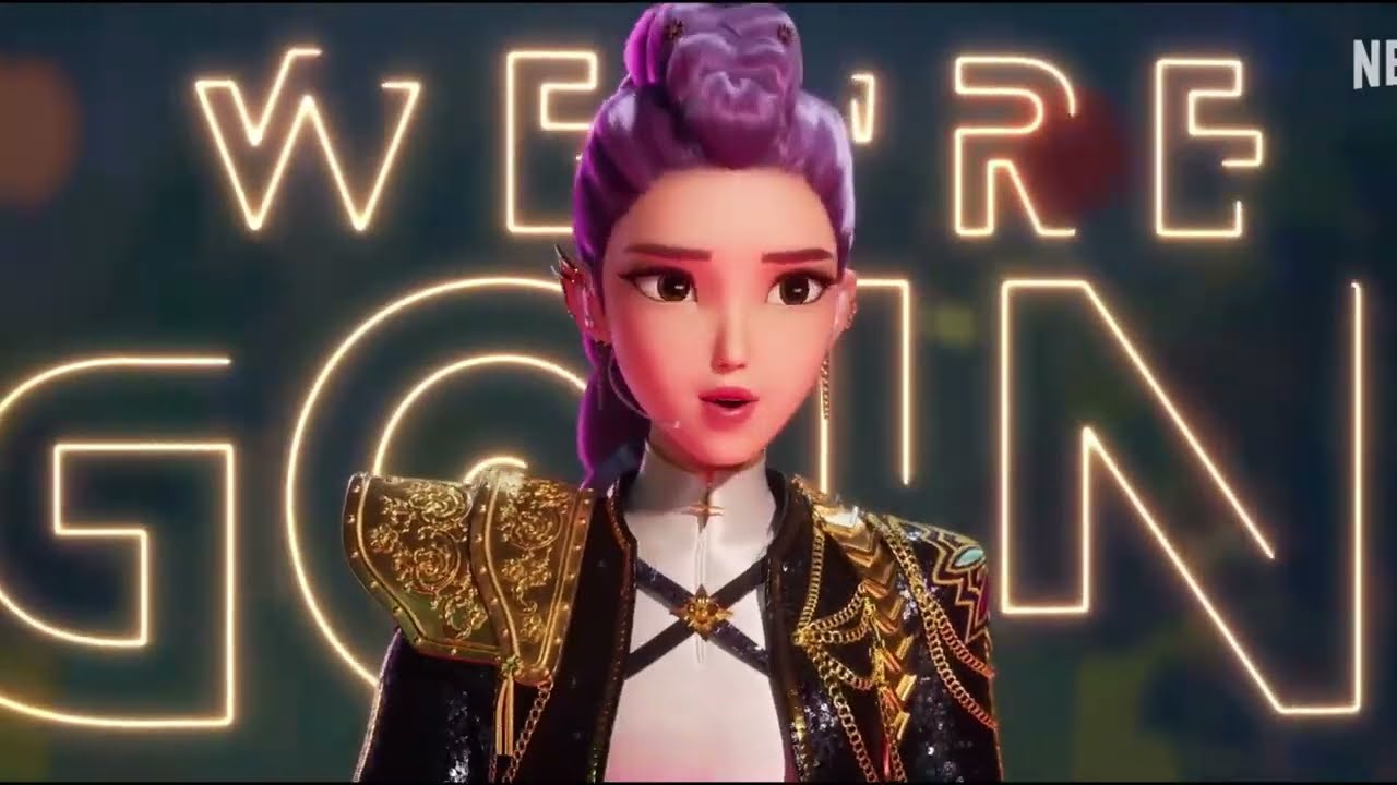 KPOP DEMON HUNTERS X LA VACA LOLA | GOLDEN 🐮✨ CANCI&Oacute;N OFICIAL CON LETRA | HUNTRIX | SONY ANIMATION