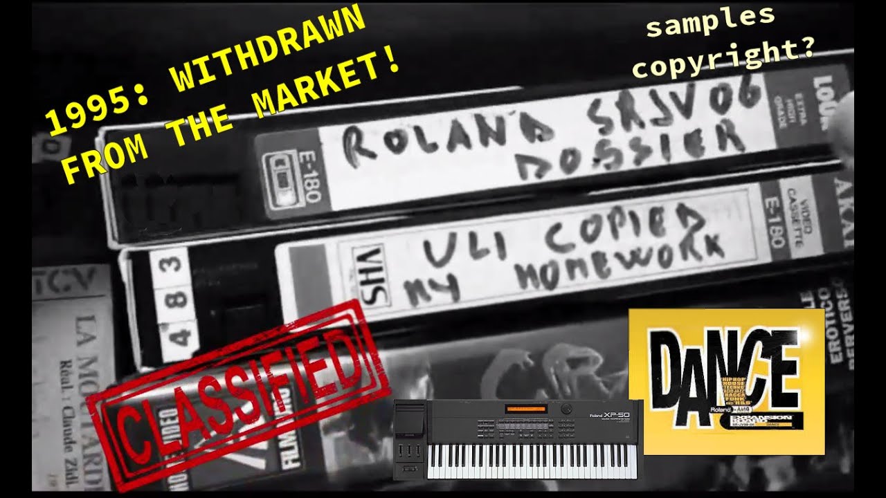 Why did Roland Withdraw the SRJV06 sound board from the MARKET in 1995? for sample copyright ISSUE?